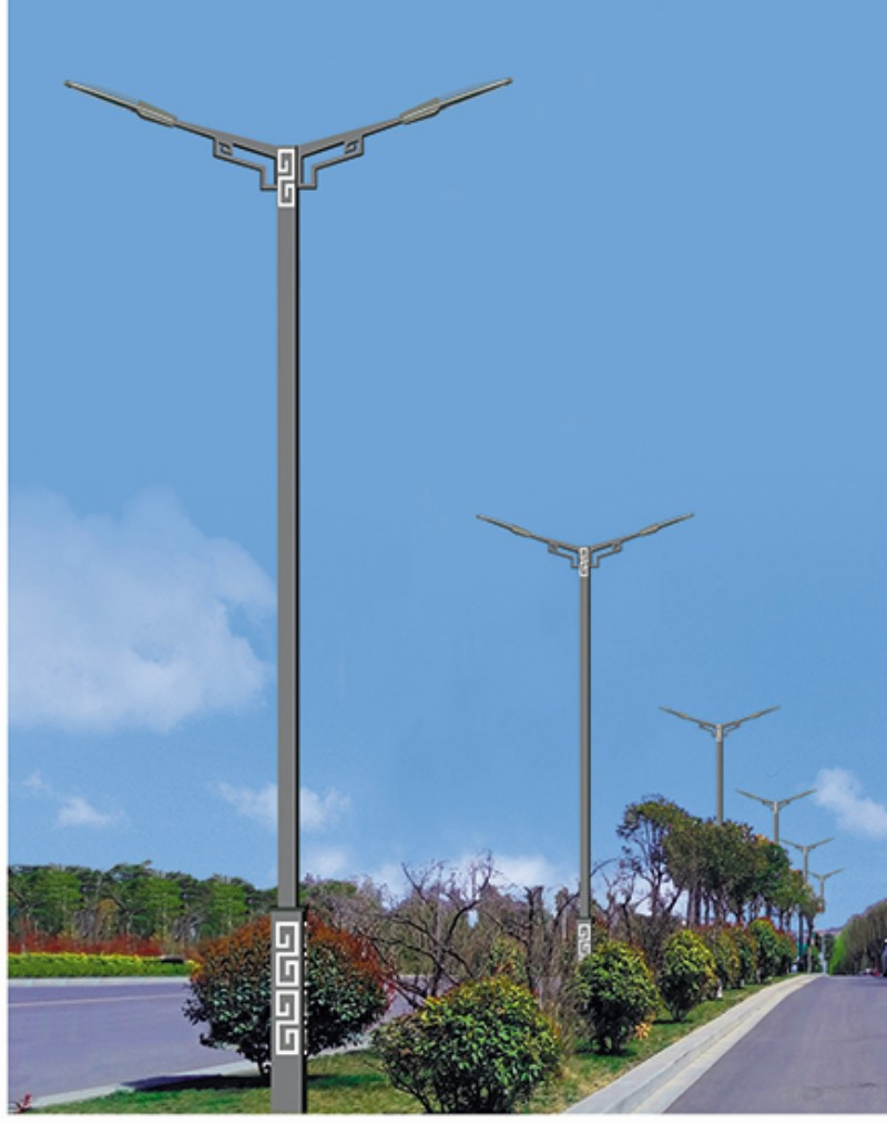 Polo de luz de acero inoxidable atractivo a buen precio para jardín, poste solar exterior