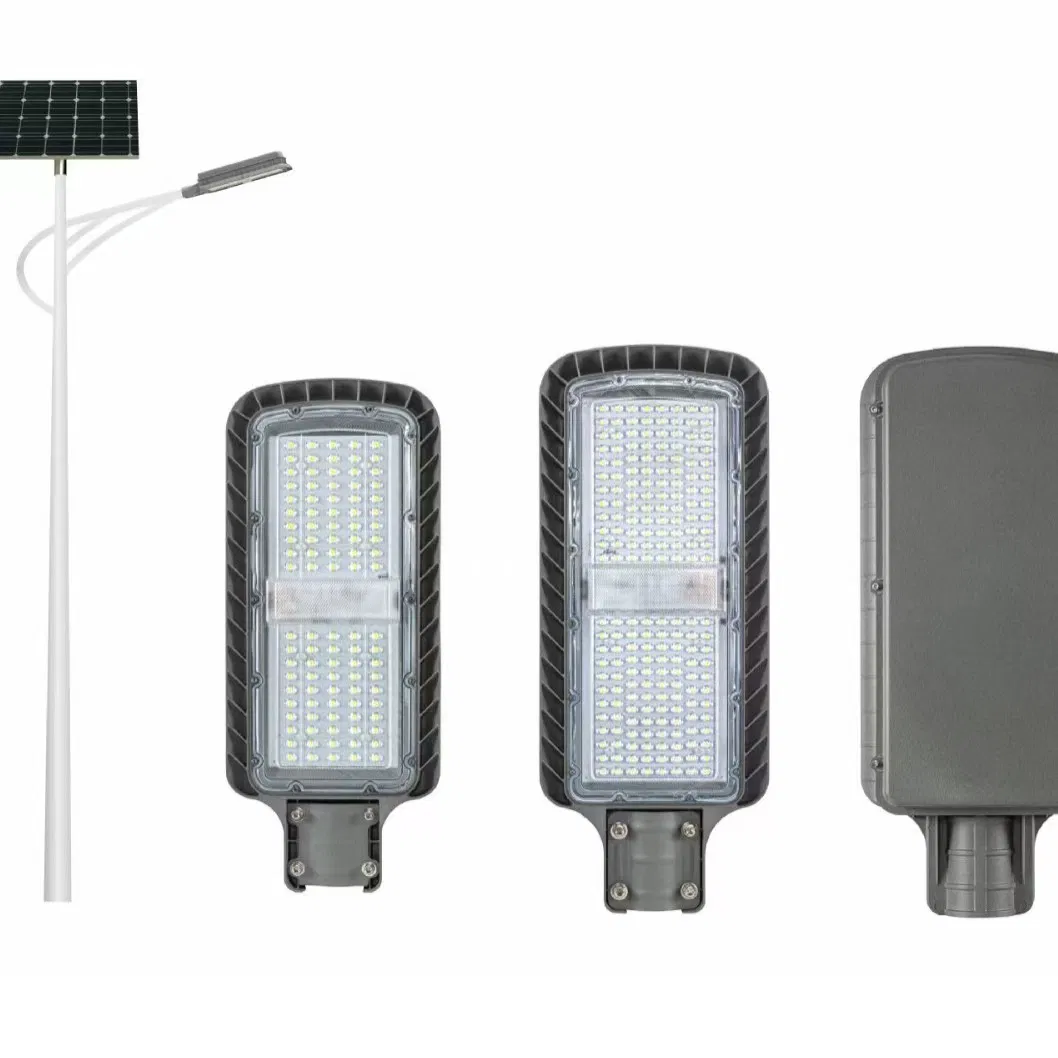 Luz Solar LED Todo en Dos de Alta Lumen Impermeable IP67 de Aluminio para Jardín Exterior 200W 100W Luces de Calle Solares Divididas