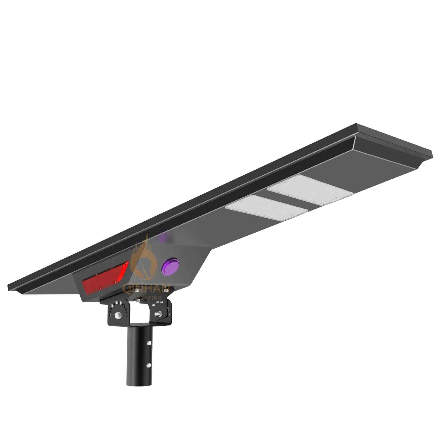 Exterior IP65 Todo en Uno 80W Lámpara Solar LED para Calle Jardín Camino