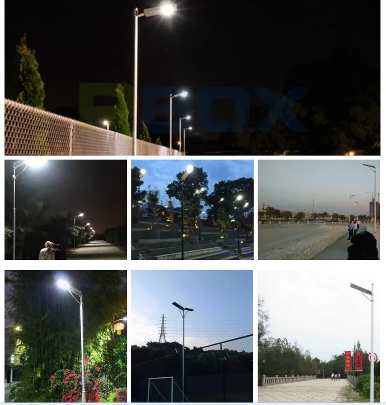 Aplicación de la luz solar en caminos y parques