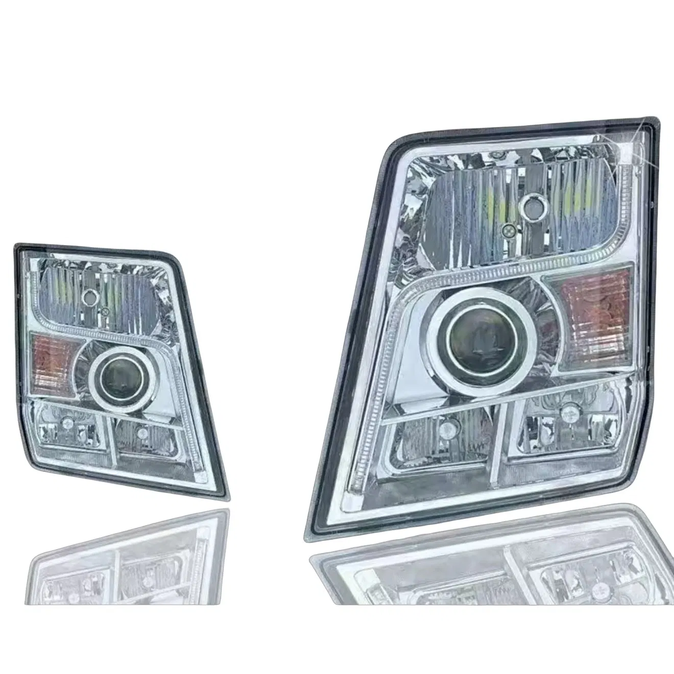 Luces Laterales Super Brillantes para Camiones, Bombillas de Inserción Directa de Luz Láser, Faros de Coche, 12V, 24V Faros LED