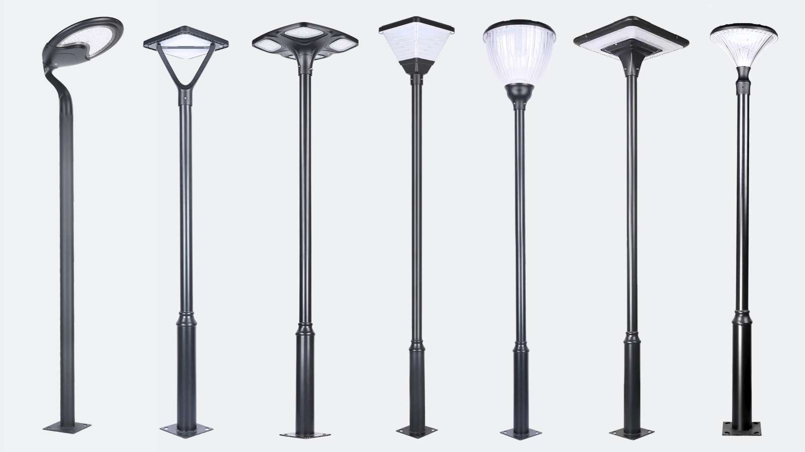 Poste de alumbrado urbano fabricado por Taktilo Light