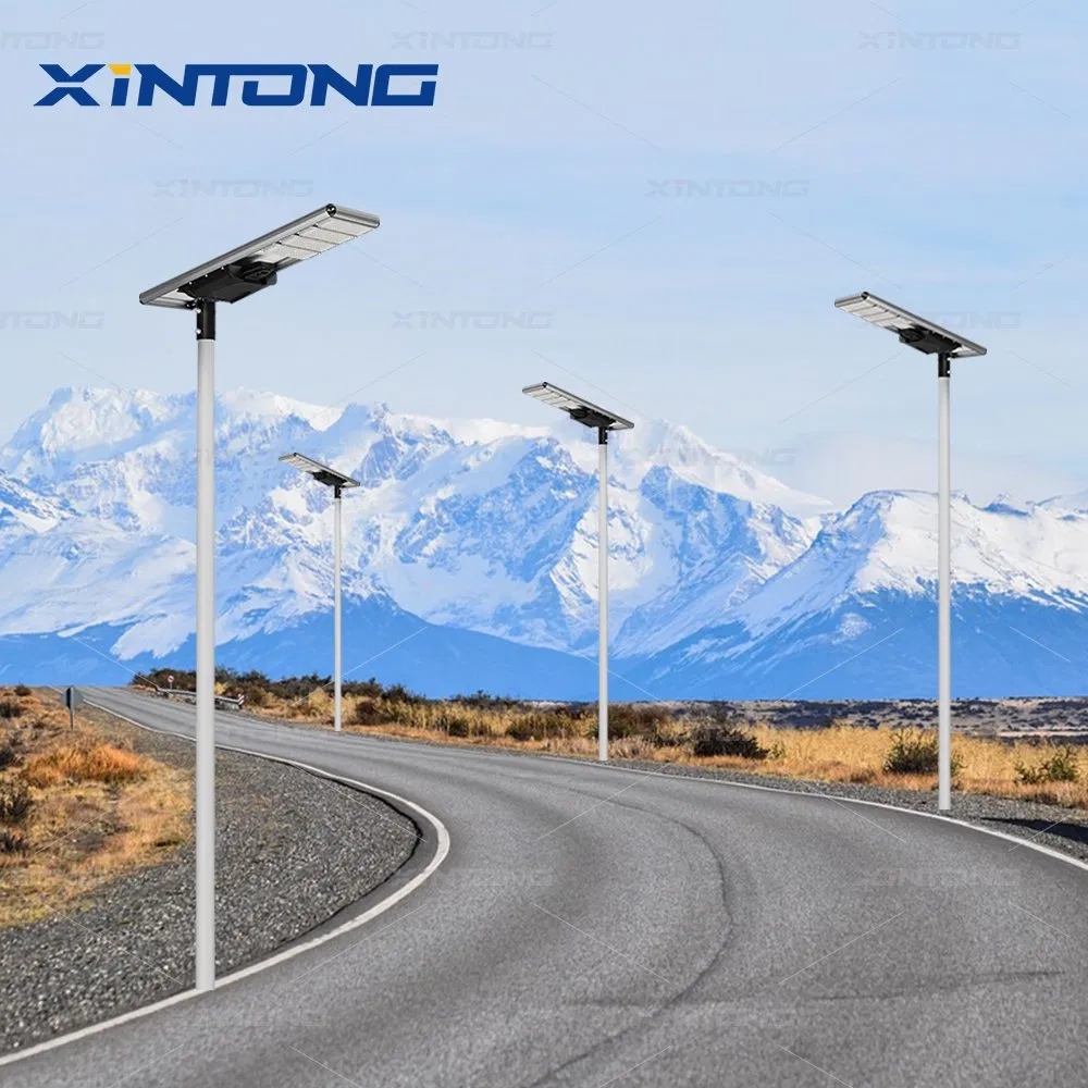 Xintong IP67 LED impermeable exterior todo en uno dos integrado Panel solar Power Street Road Light