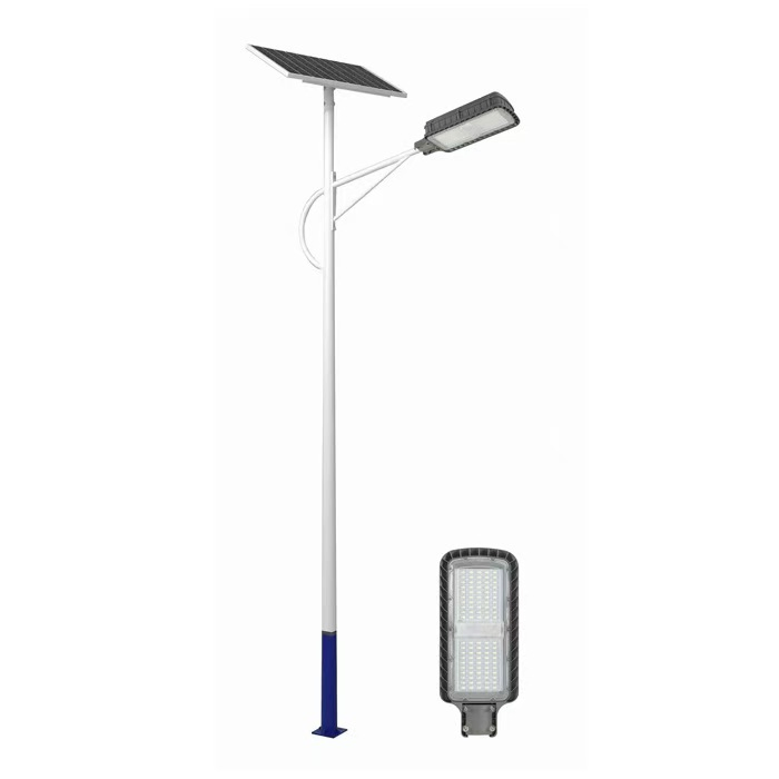 Luz Solar LED Todo en Dos de Alta Lumen Impermeable IP67 de Aluminio para Jardín Exterior 200W 100W Luces de Calle Solares Divididas