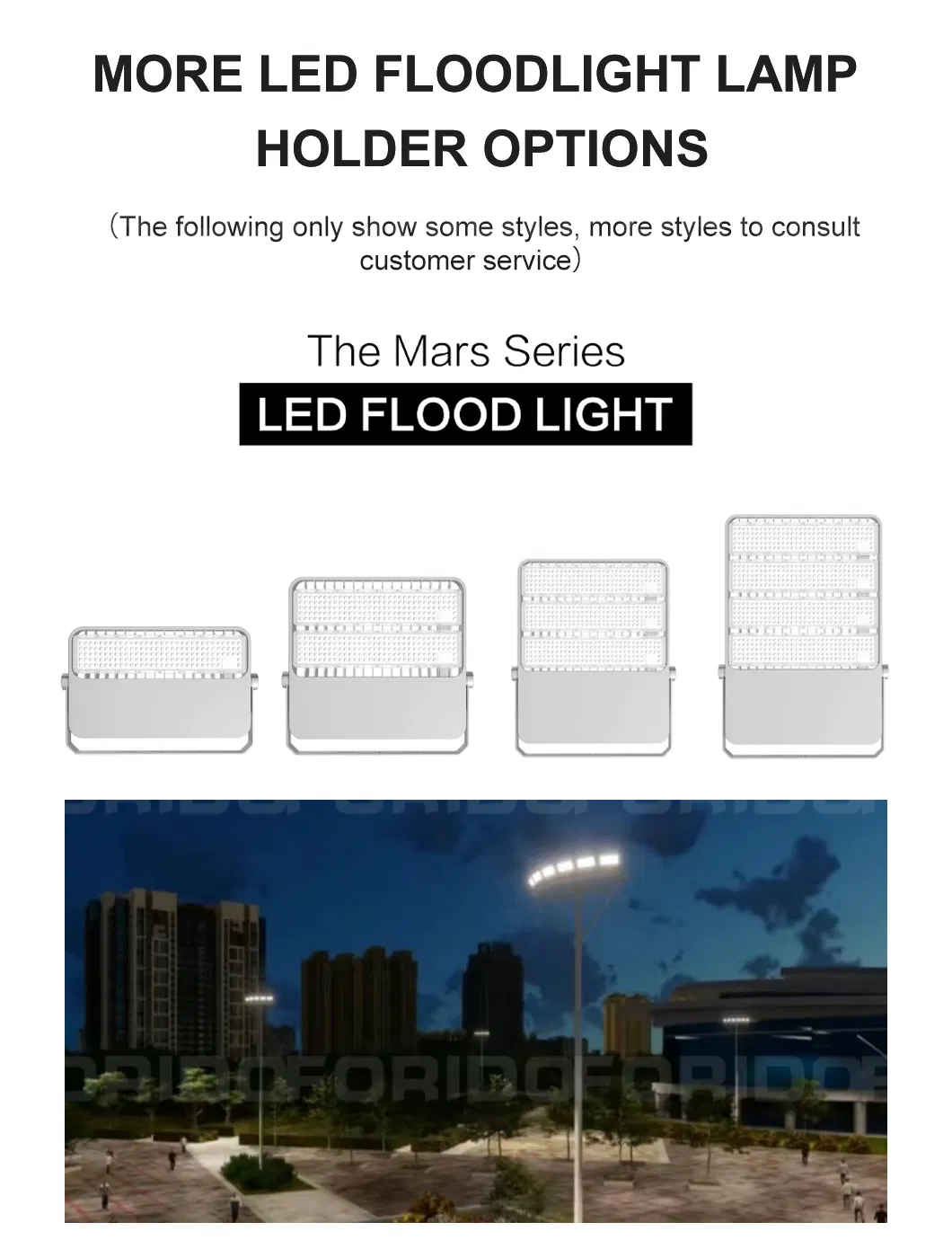 15m/20m/25m/30m/35m Luz de mástil alto LED para estación exterior de aeropuerto