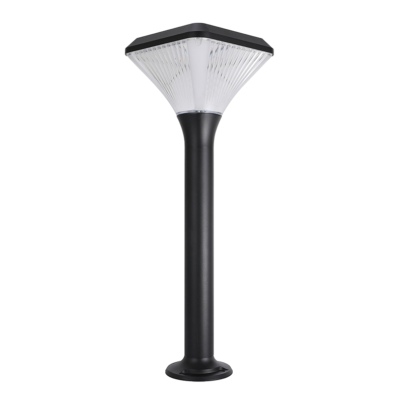 Diferente Altura Uno Dos Tres Cabeza Luz Solar de Jardín para Césped Luz Moderna de Panel Solar Poste Baliza Paisajística Luz de Jardín LED Solar