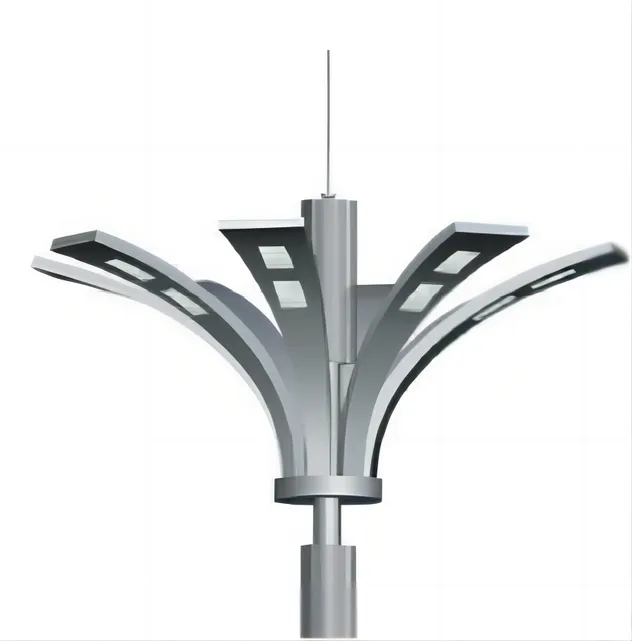 Luz LED de Alto Mástil IP65 Poste de Mástil Telescópico con Cuerpo de Aluminio Iluminación Móvil para Aplicación Vial