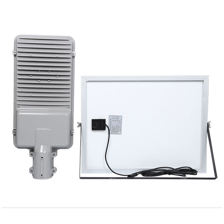 100W 200W 300W Luz Solar Callejera Dividida con Control Remoto