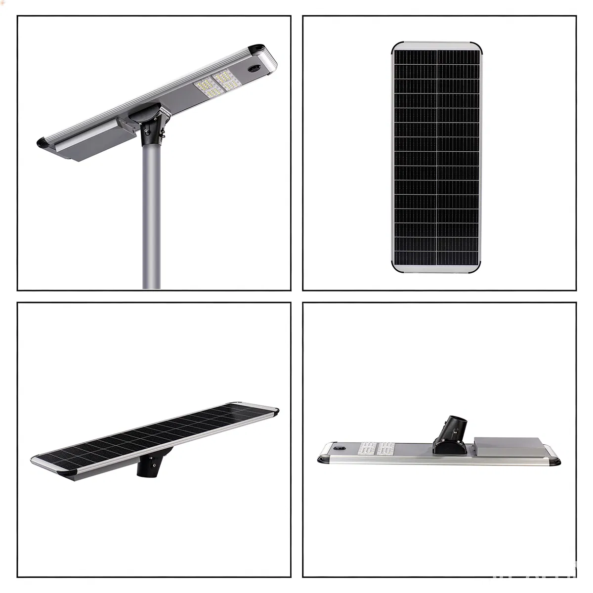 Luz de calle solar LED inteligente de aluminio al aire libre IP65 mejor precio luz solar para carretera