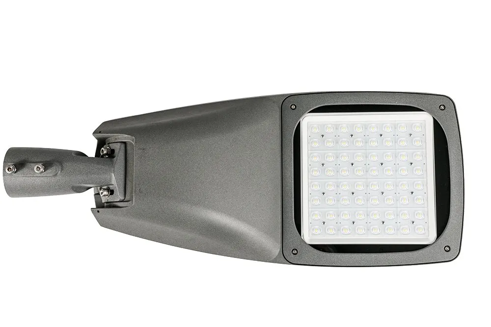 Detalle de estructura de farola LED