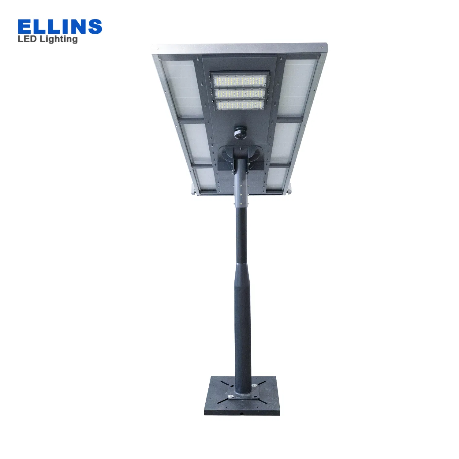 Lámpara solar exterior con limpieza automática, integrada y todo en uno, farola solar con barredora