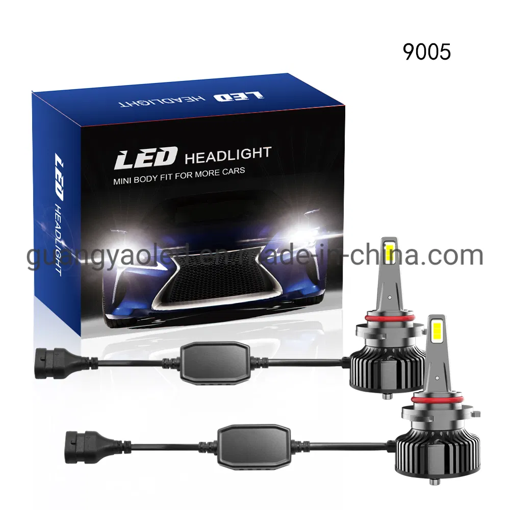 Kits de Faros LED de Larga Duración 90W 7000lm, Kits de Faros LED para Automóviles V13 con Base de Lámpara de Rango Completo Disponible, Bombillas LED para Iluminación Interior o Exterior del Automóvil