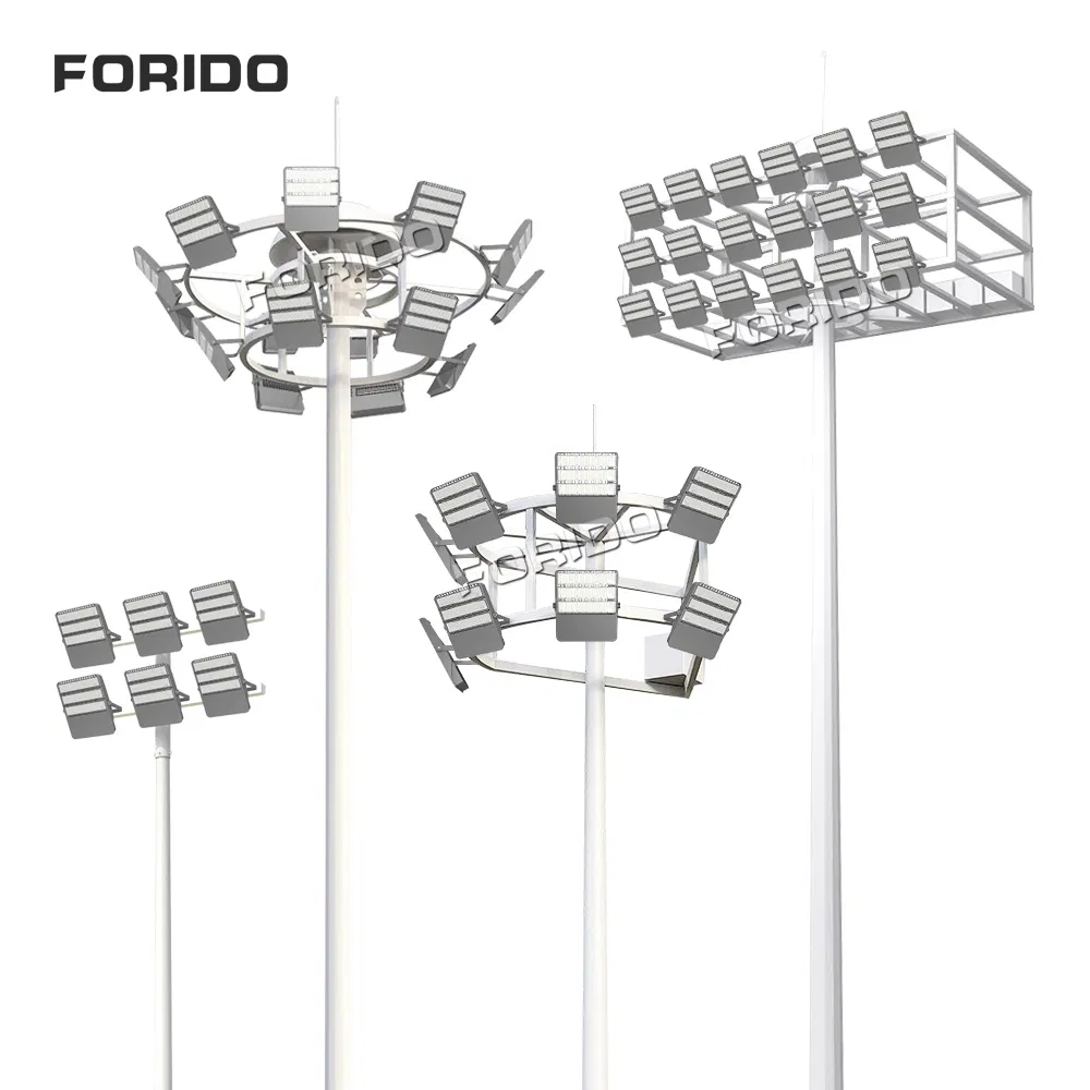 15m/20m/25m/30m/35m Luz de mástil alto LED para estación exterior de aeropuerto