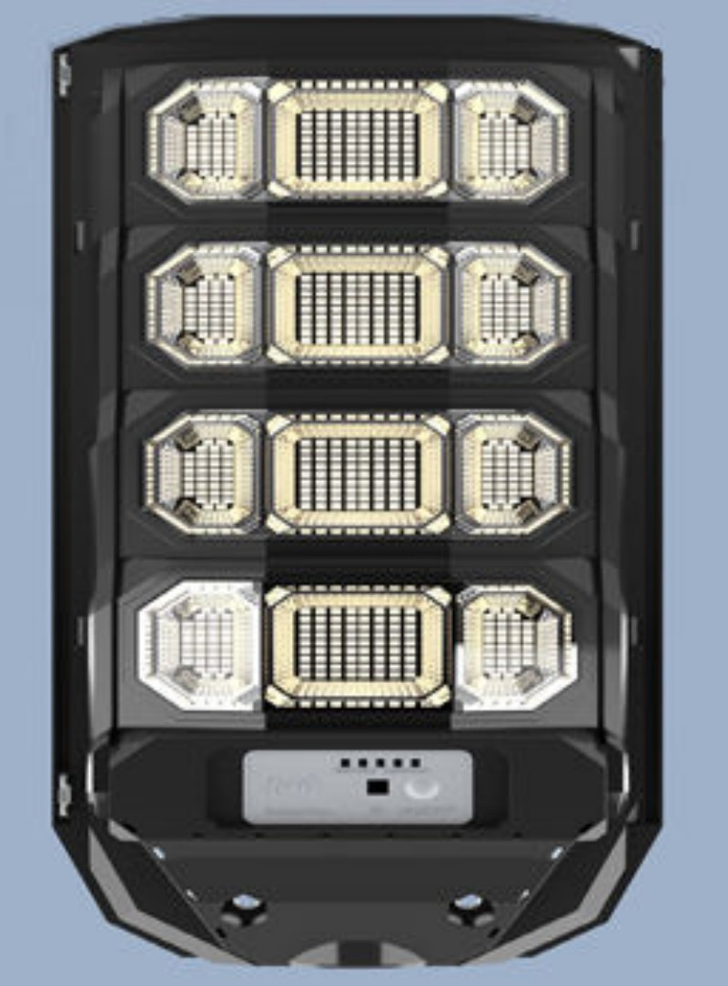 IP65 Control Remoto 30W 60W 100W Luz Solar Callejera Todo en Uno