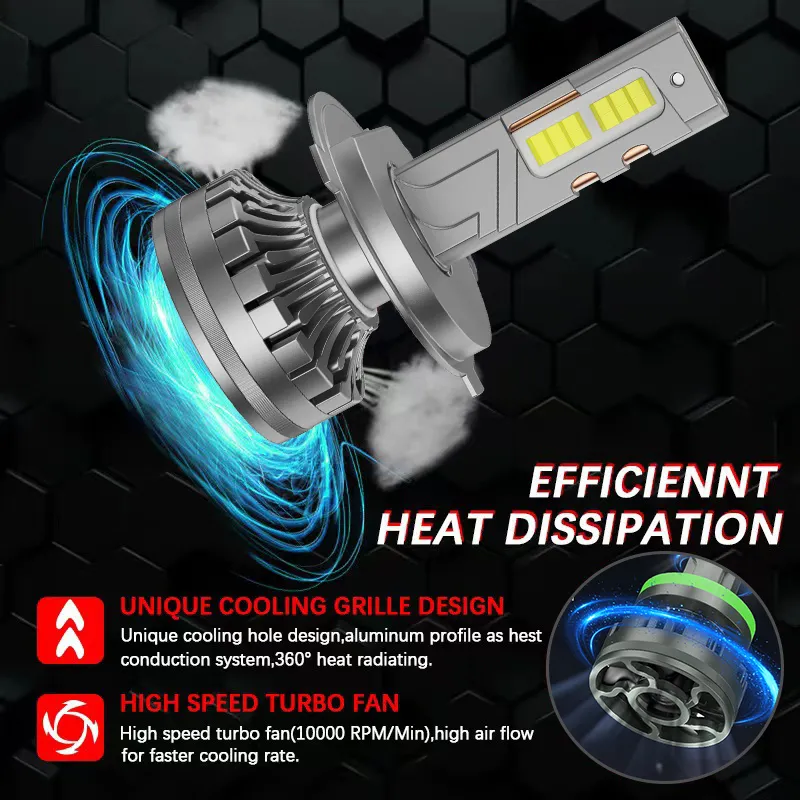 V90 Lámpara de auto profesional Canbus 4575csp Faros LED de niebla para motocicleta