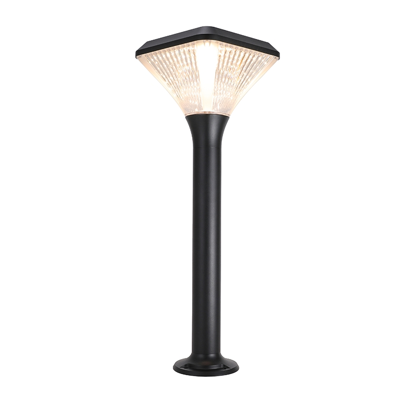 Diferente Altura Uno Dos Tres Cabeza Luz Solar de Jardín para Césped Luz Moderna de Panel Solar Poste Baliza Paisajística Luz de Jardín LED Solar