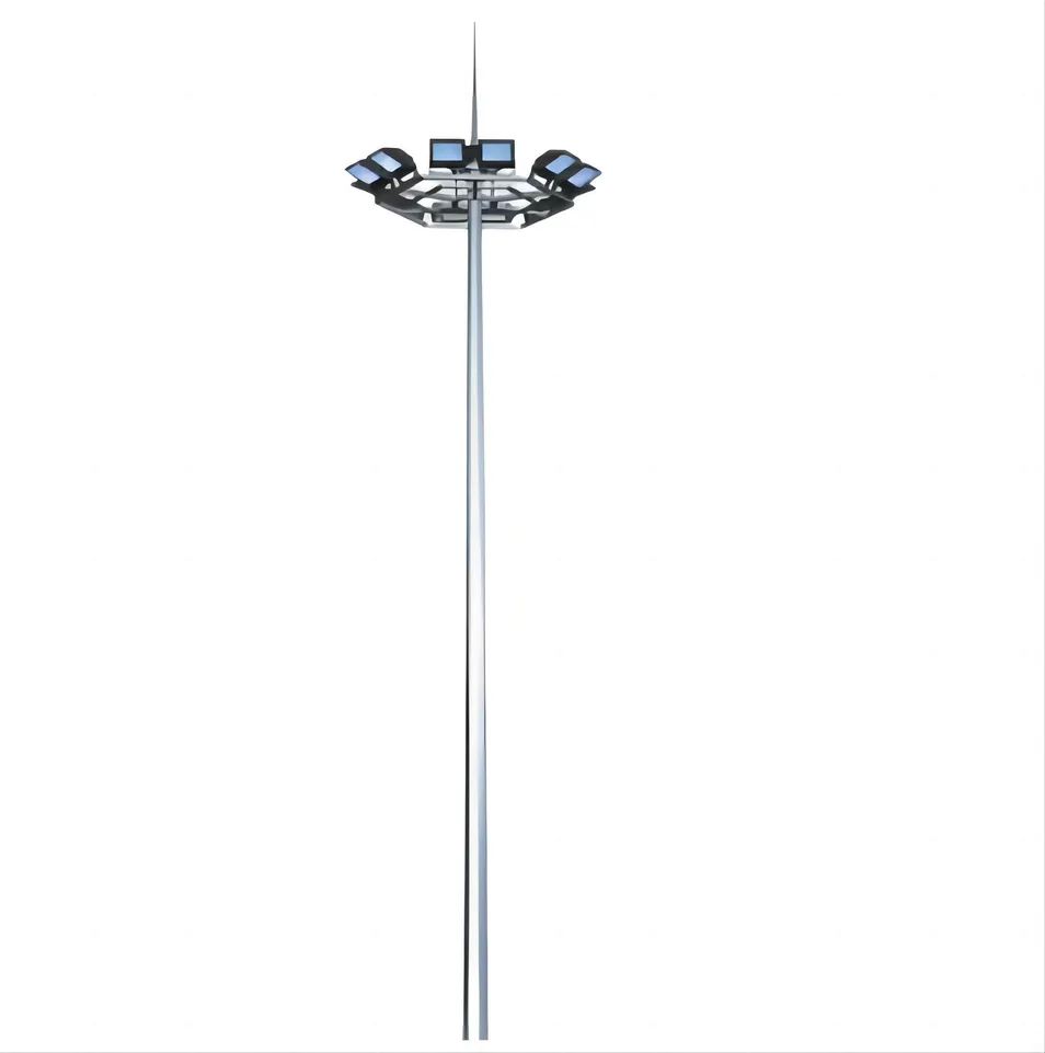 Luz LED de Alto Mástil IP65 Poste de Mástil Telescópico con Cuerpo de Aluminio Iluminación Móvil para Aplicación Vial