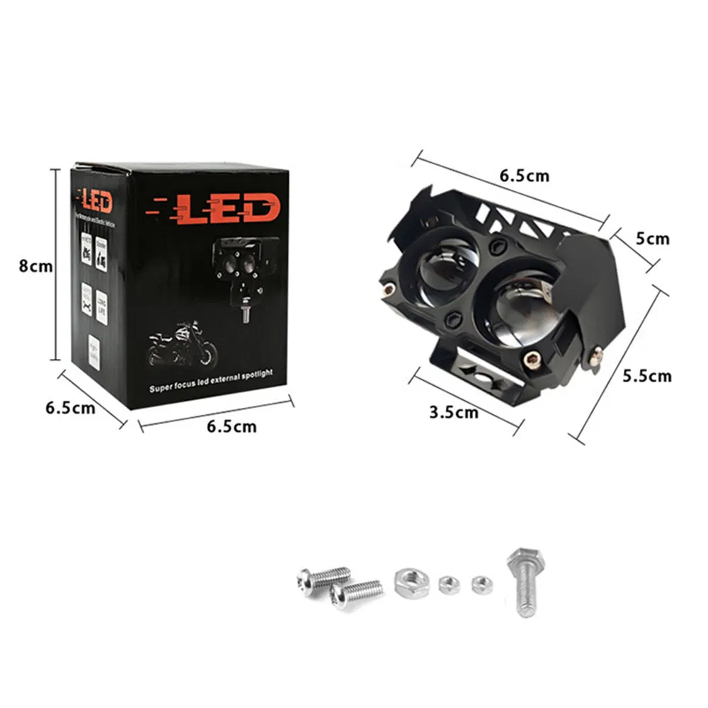 Faros Skylla Modificados Múltiples Fuentes de Luz Foco Tira de Luz LED Nuevo Estilo Lente Decorativa Iluminación Exterior Moto Faro LED