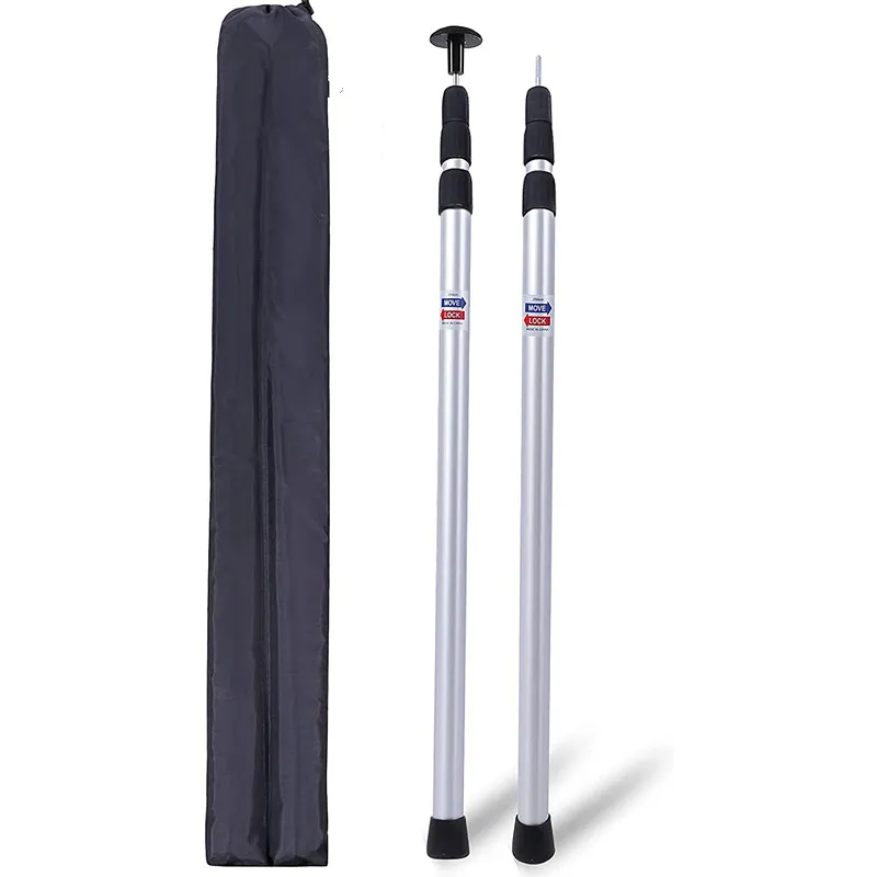 Polo de tienda ajustable de aluminio
