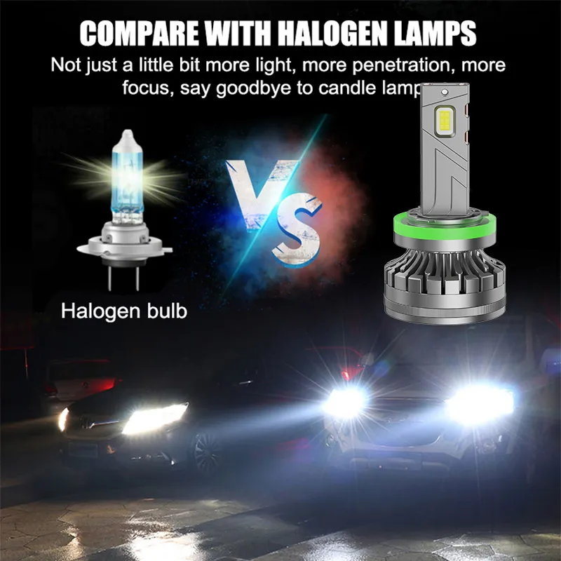 V90 Lámpara de auto profesional Canbus 4575csp Faros LED de niebla para motocicleta
