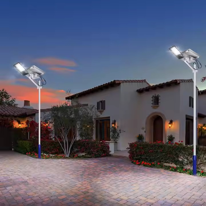 Aluminio 500W Smart Control Alto Lumen Personalizar Jardín impermeable Calle Lámpara exterior 300W Split Solar Street Light