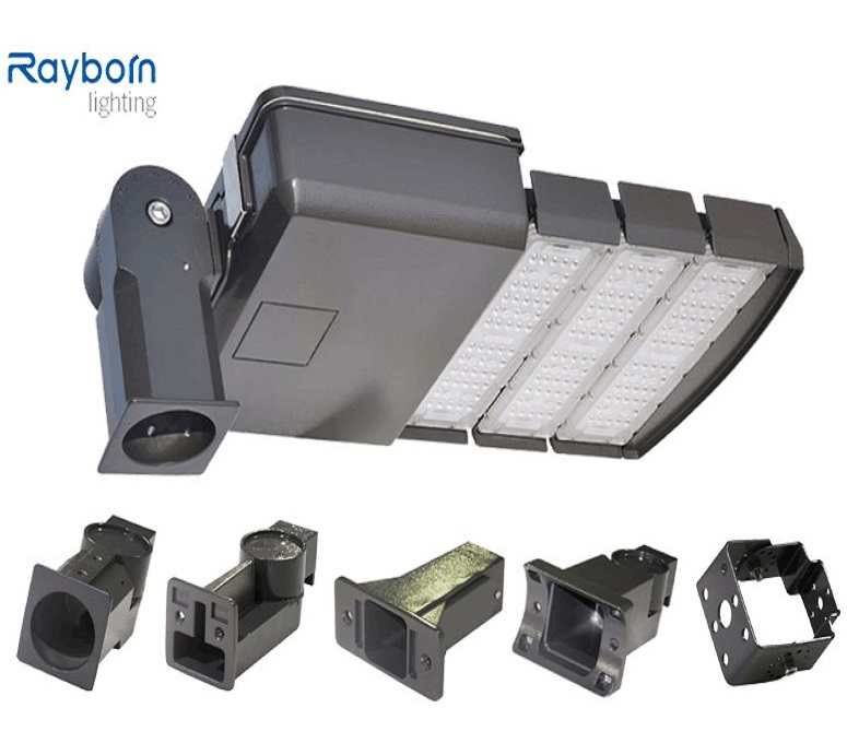 Polo de Montaje Ajustable 150W Luz LED Exterior de Alta Potencia IP65 Luz de Calle