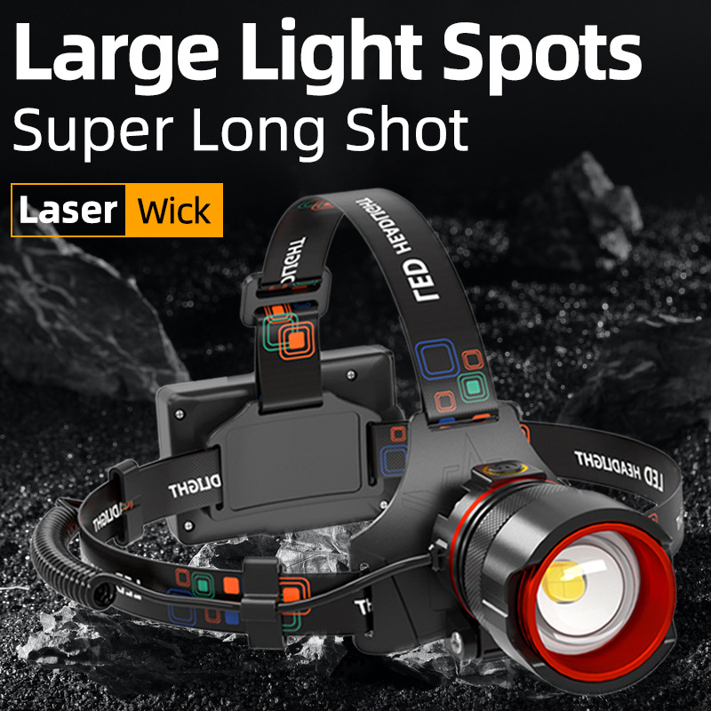 Iluminación Montada en la Cabeza V9 Faro de Carga por Inducción 10W Faro LED de Carga