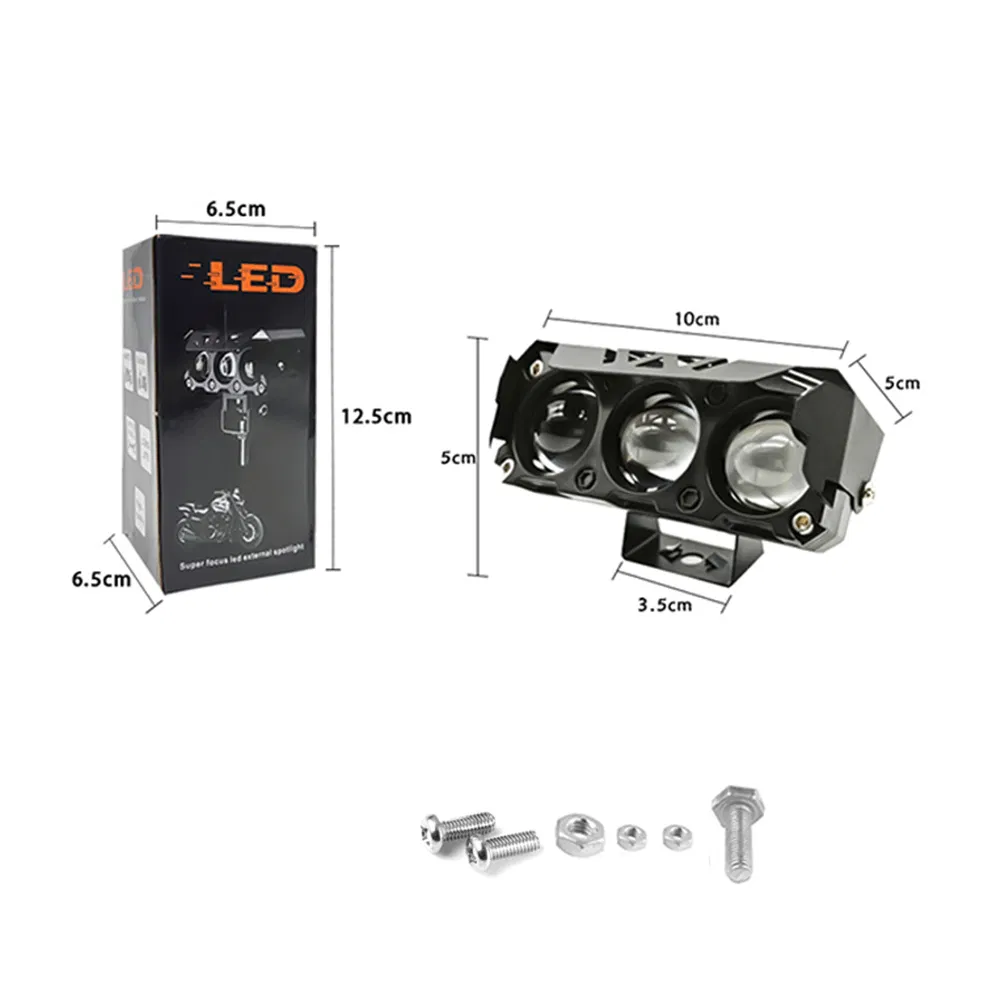 Faros Skylla Modificados Múltiples Fuentes de Luz Foco Tira de Luz LED Nuevo Estilo Lente Decorativa Iluminación Exterior Moto Faro LED