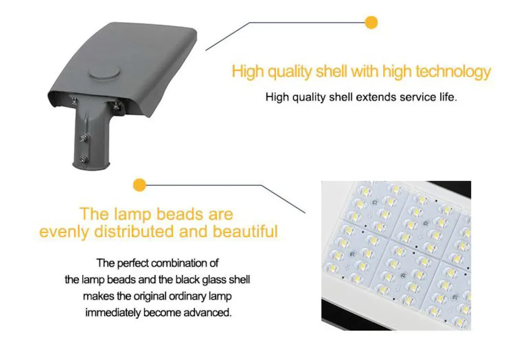 Lámpara de calle sensor Zhaga luz inteligente luminaria LED para calle