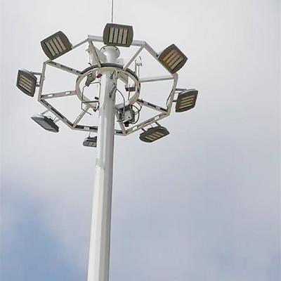Luz LED de Alto Mástil IP65 Poste de Mástil Telescópico con Cuerpo de Aluminio Iluminación Móvil para Aplicación Vial