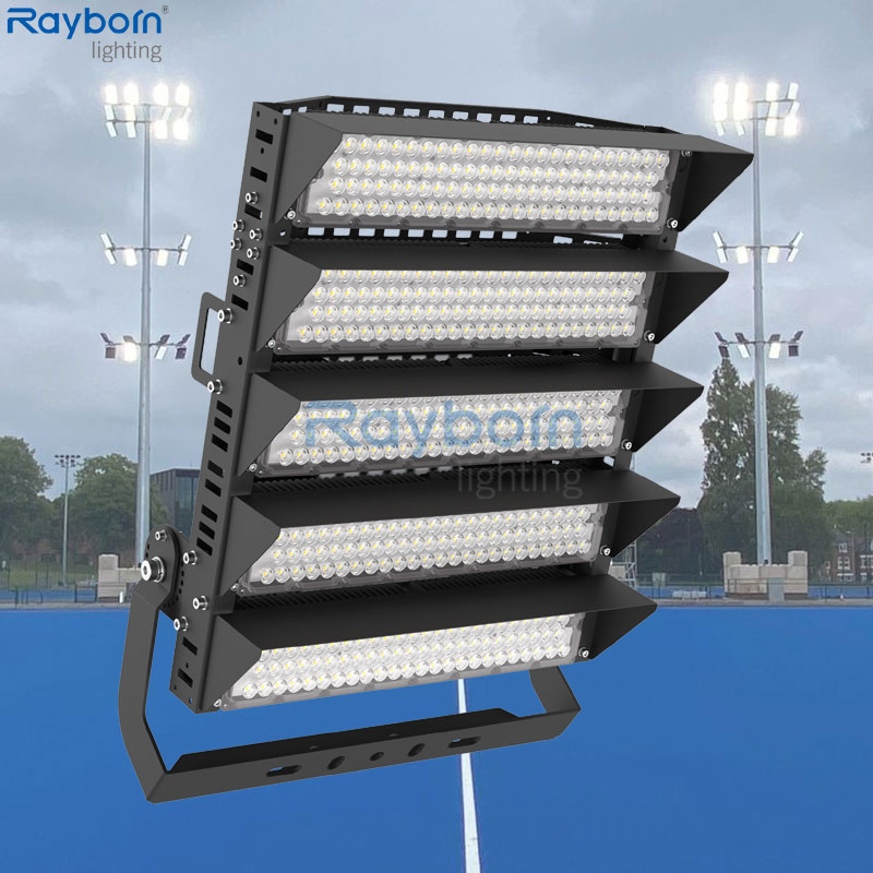 Reflector Exterior 100W 150W 200W 250W 300W 400W 500W 600W 800W 1000W Luz LED de Inundación para Poste de Alta Mast Soccer Estadio Deportes Fútbol Béisbol Cancha Muelle