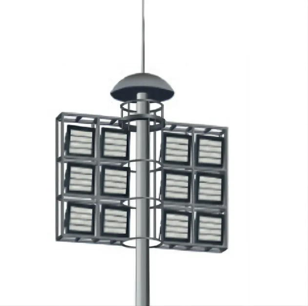 Luz LED de Alto Mástil IP65 Poste de Mástil Telescópico con Cuerpo de Aluminio Iluminación Móvil para Aplicación Vial