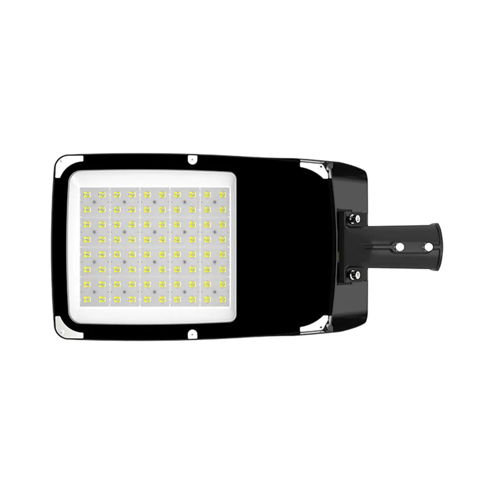 Luces LED para estacionamiento con soporte de brazo ajustable, farola con fotocélula de amanecer a anochecer, nuevo diseño, socket Zhaga, farola inteligente