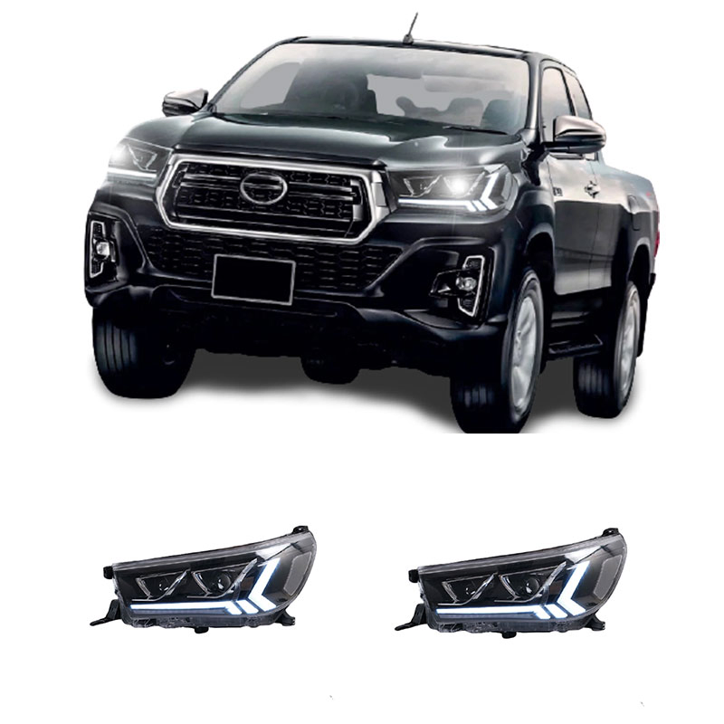 Accesorios de coche Kit de carrocería Mejora Faro LED completo para Toyota Hilux Revo Rocco