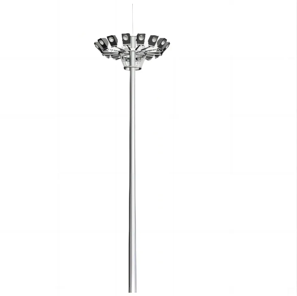 Luz LED de Alto Mástil IP65 Poste de Mástil Telescópico con Cuerpo de Aluminio Iluminación Móvil para Aplicación Vial