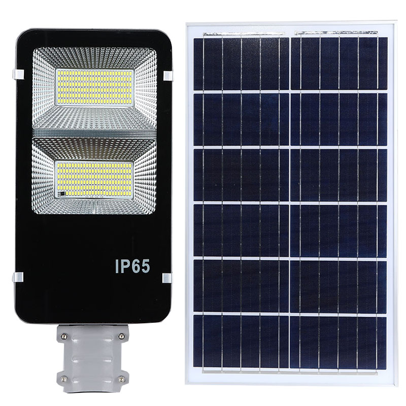 100W 200W 300W Luz Solar Callejera Dividida con Control Remoto