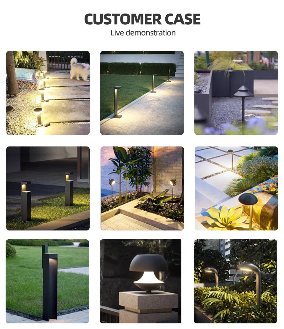 Luz Solar Moderna para Sendero de Jardín