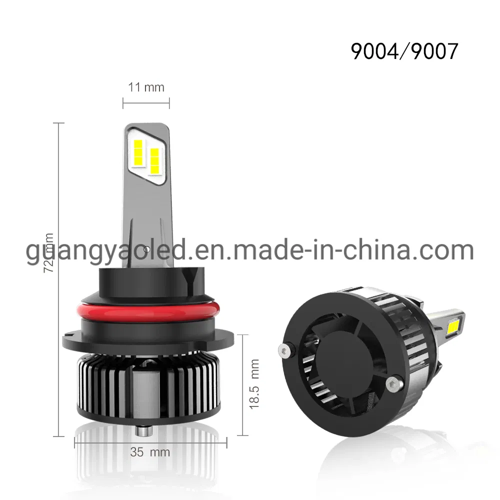 Kits de Faros LED de Larga Duración 90W 7000lm, Kits de Faros LED para Automóviles V13 con Base de Lámpara de Rango Completo Disponible, Bombillas LED para Iluminación Interior o Exterior del Automóvil