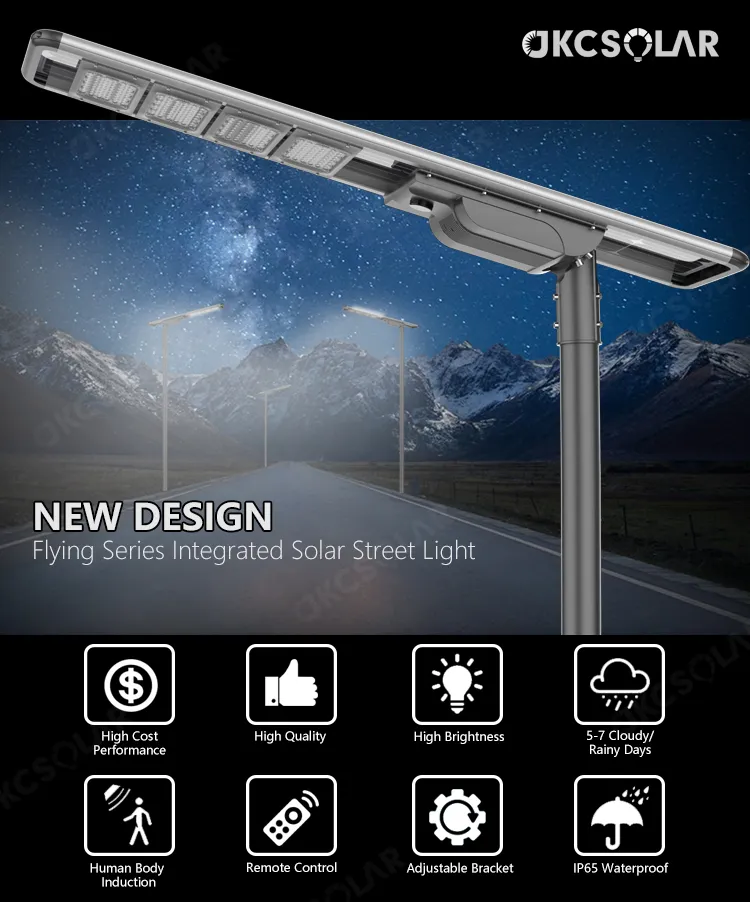 Nueva patente de farola solar integrada de alta luminosidad para iluminación exterior