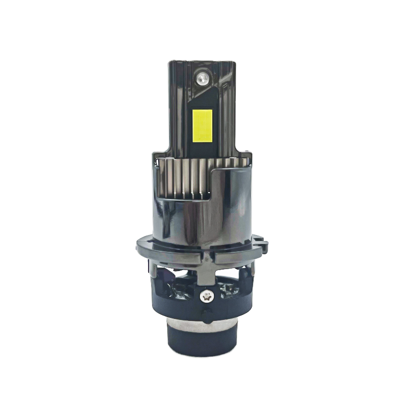 4th Generación D2s Faros LED de fundición a presión negra, faros exteriores premium para automóviles