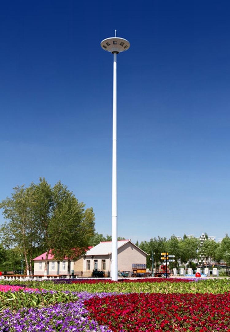 Prime Quality Conical Structure Platform Top High Mast Light Pole for Container Yards