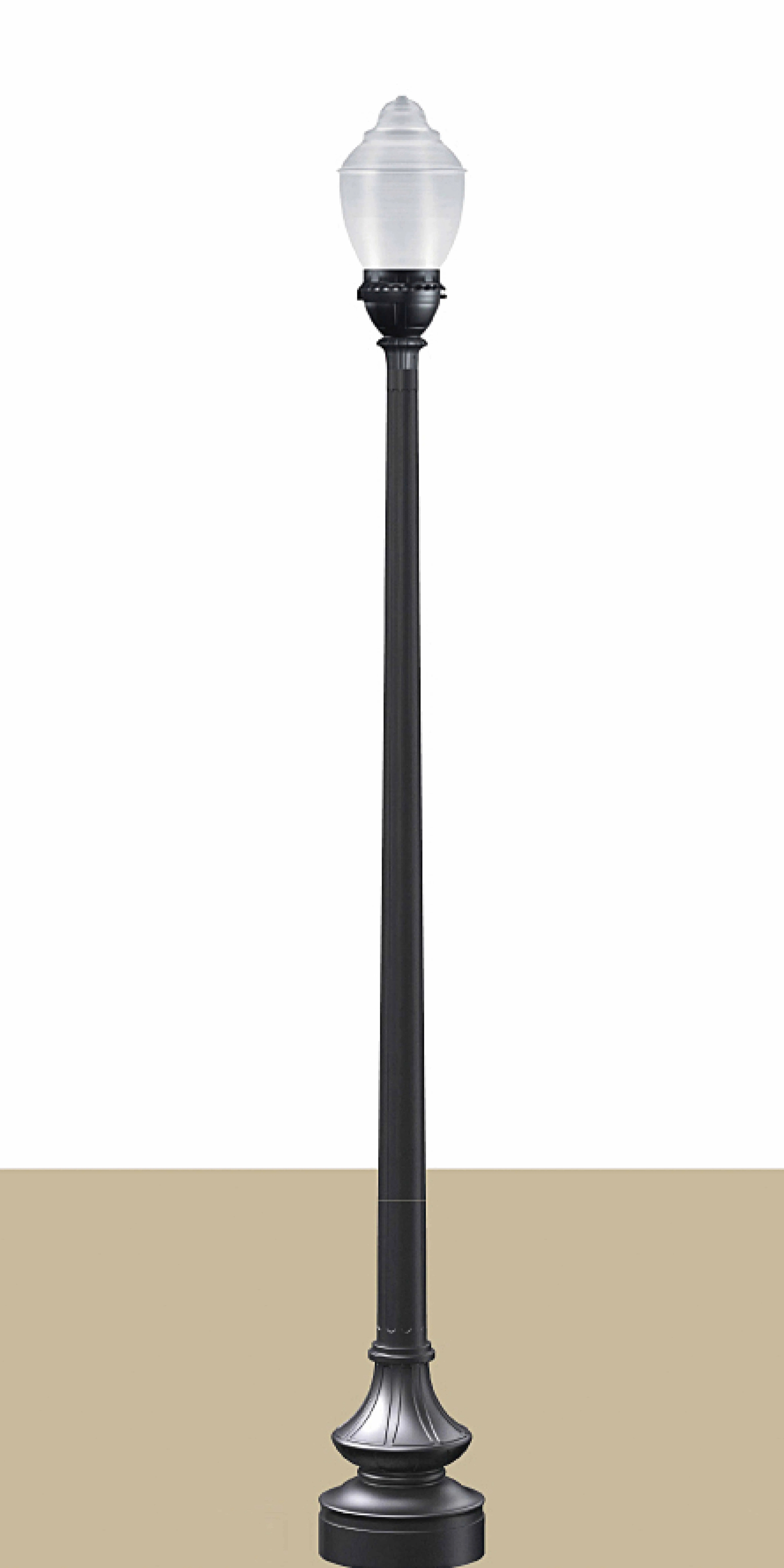 Poste de luz de calle de aluminio cónico Marca Nantian