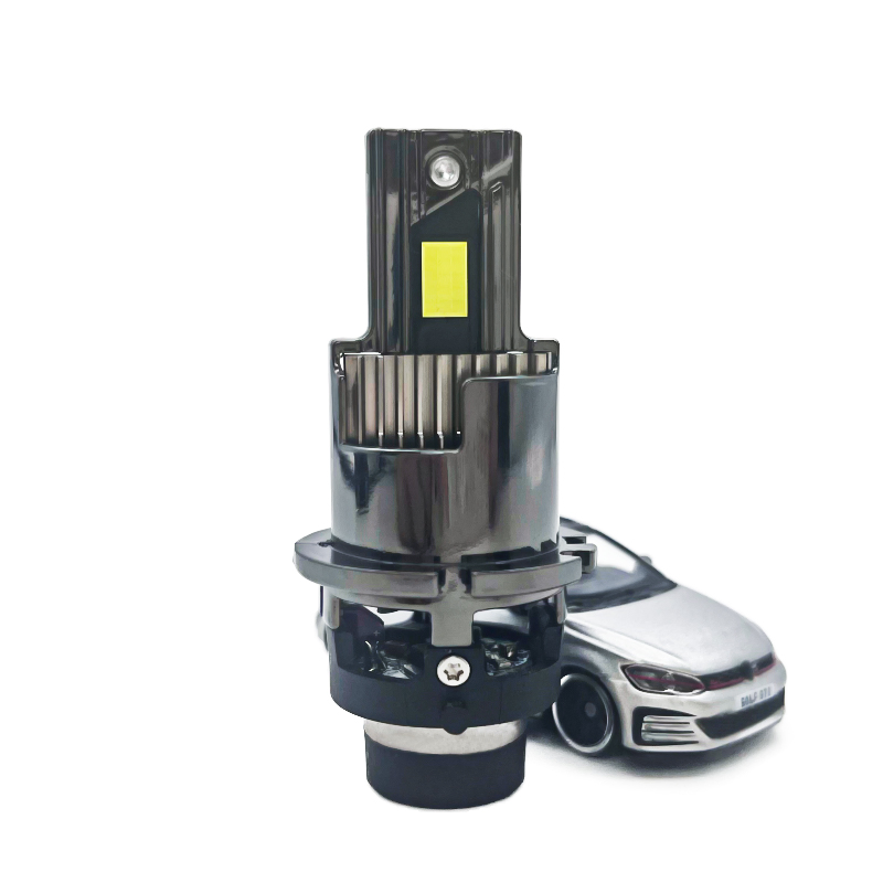 4th Generación D2s Faros LED de fundición a presión negra, faros exteriores premium para automóviles