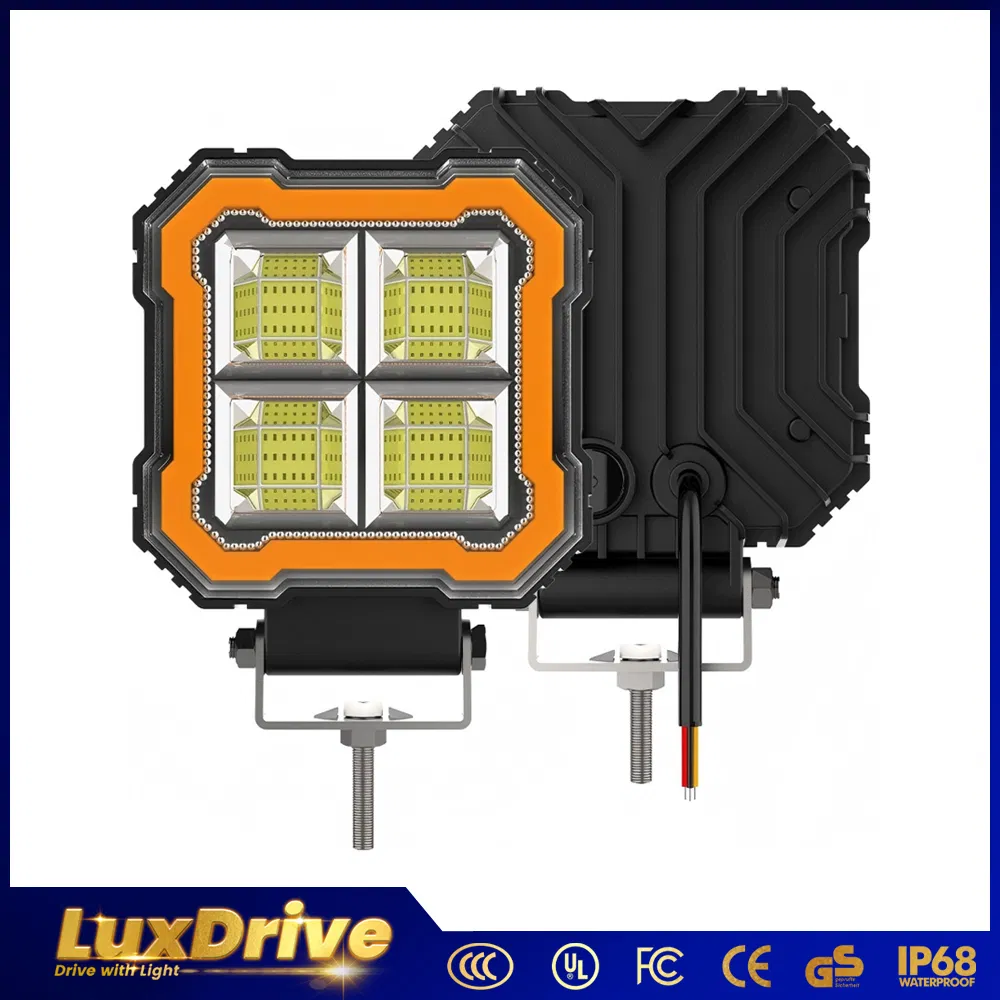 12V 24V Luz de trabajo LED COB para coches, camiones, SUV, tractores todoterreno y 4X4 foco deportivo para iluminación exterior de automóviles, lámpara de auto, luz de coche