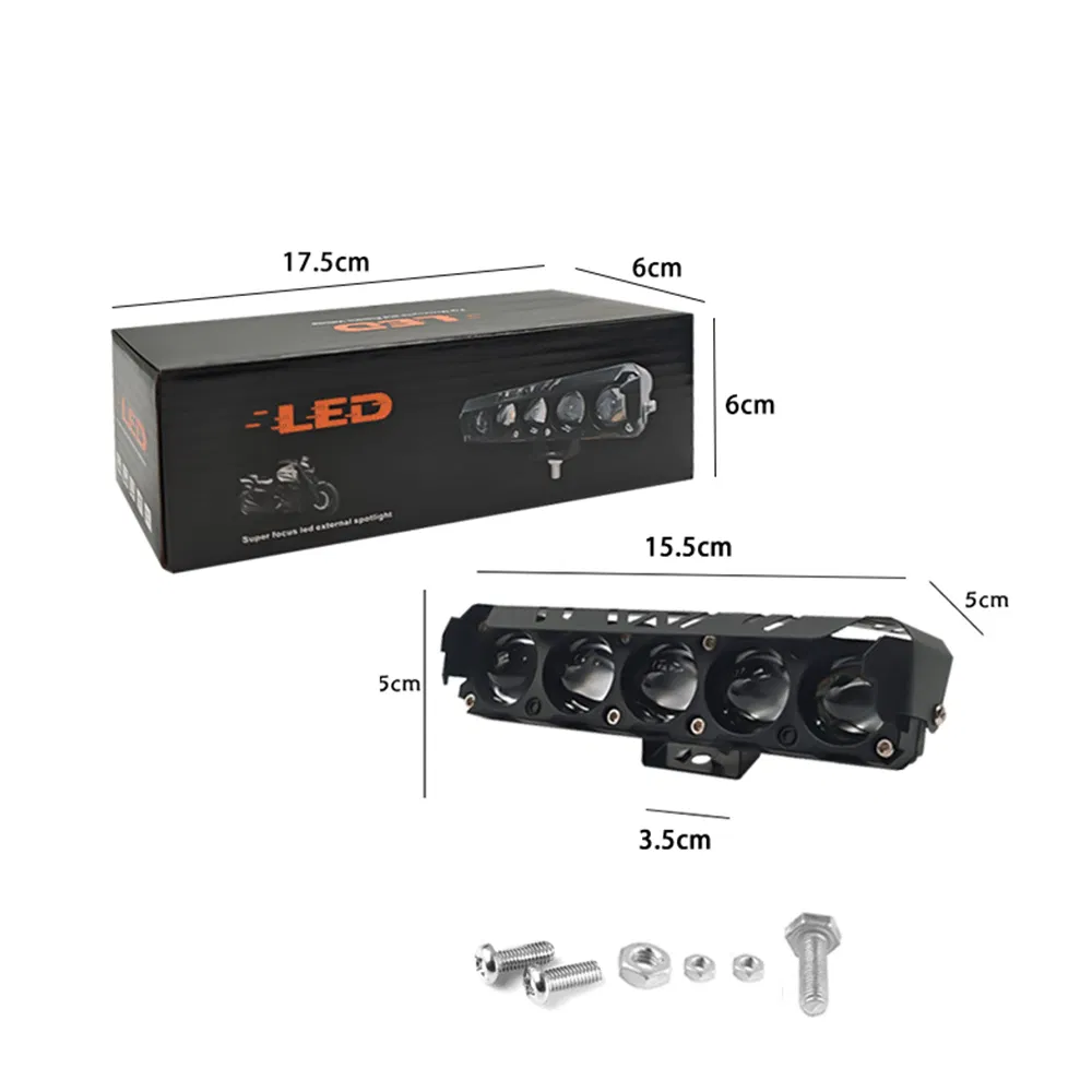 Faros Skylla Modificados Múltiples Fuentes de Luz Foco Tira de Luz LED Nuevo Estilo Lente Decorativa Iluminación Exterior Moto Faro LED