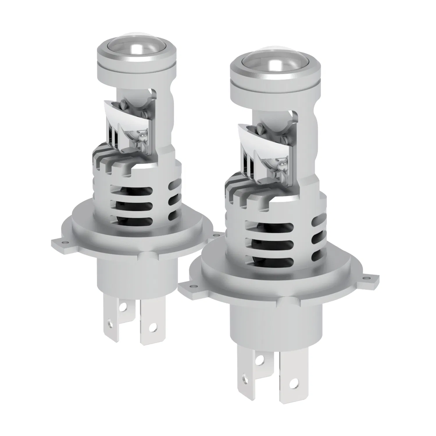 Nuevos 60W Faros LED de Alta y Baja con Lente 9005 9007 H7 H11 Lámpara de Lente Ojo de Pez H7 Luz de Niebla Proyector LED Blanca Accesorios para Automóviles