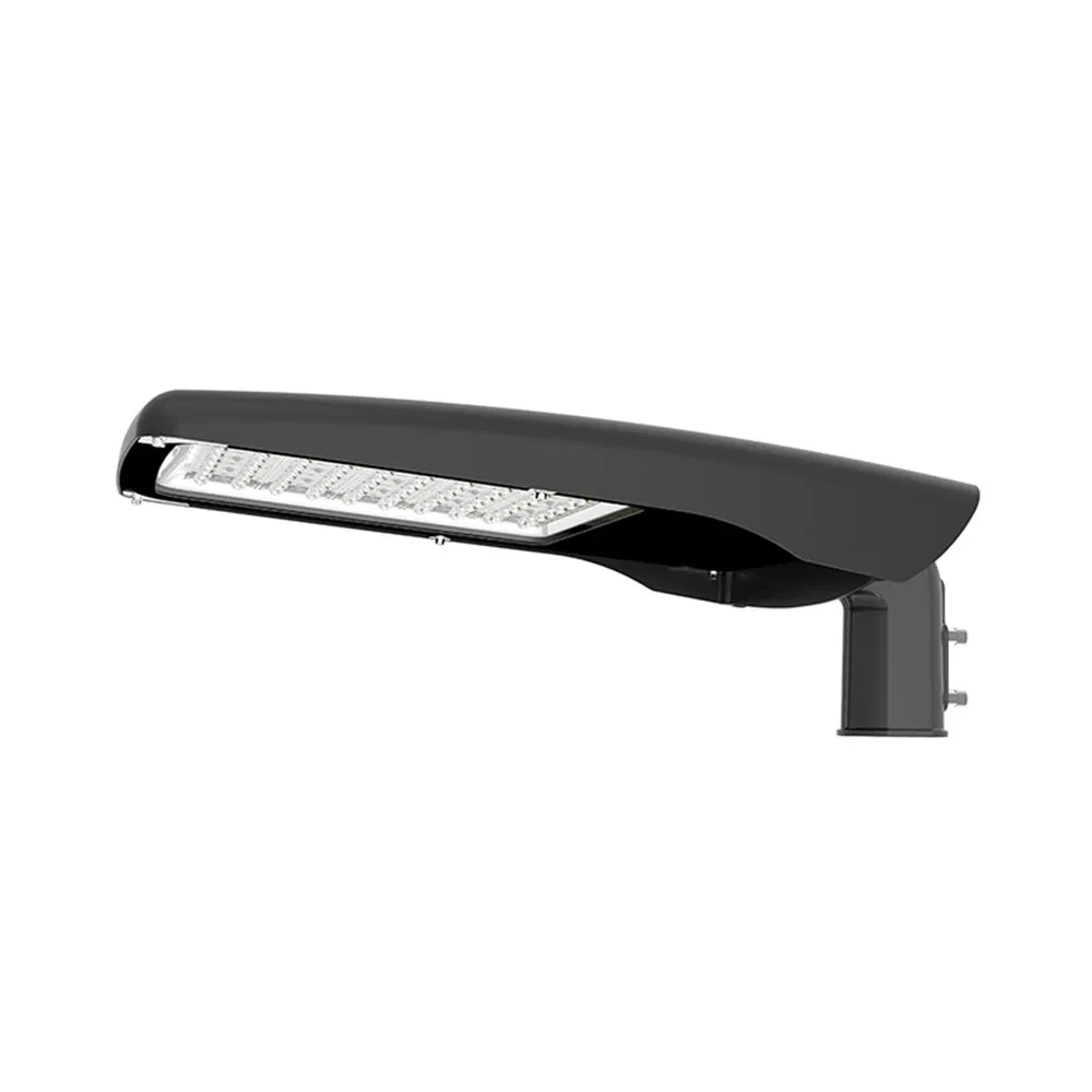 Luces LED para estacionamiento con soporte de brazo ajustable, farola con fotocélula de amanecer a anochecer, nuevo diseño, socket Zhaga, farola inteligente