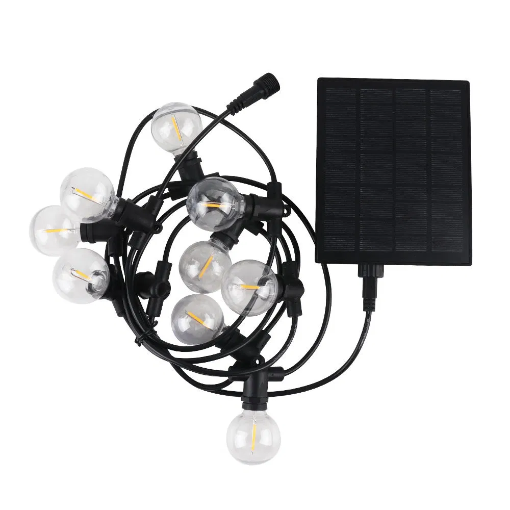 G40 Lámpara de Cuerda Solar para Iluminación Residencial del Jardín