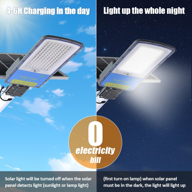 12V Molde de fundición a presión 30W Luz de calle LED solar para exteriores con poste
