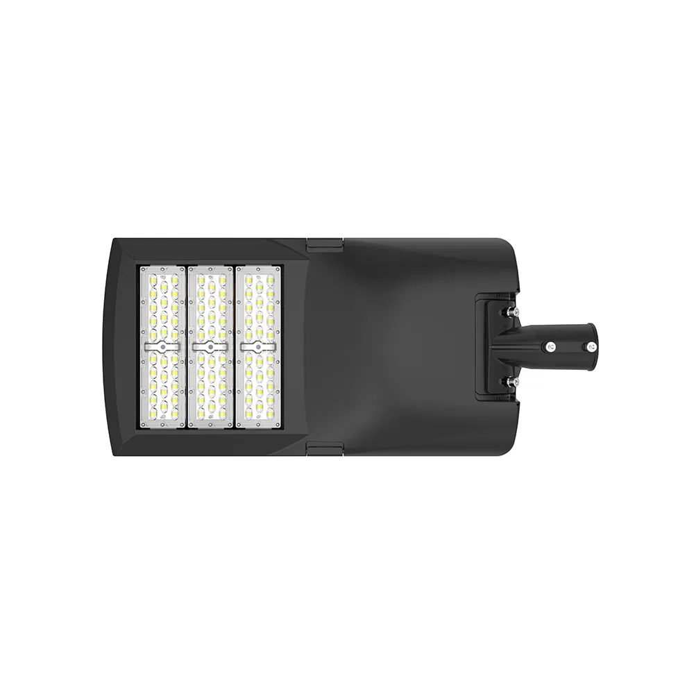 IP66 Iluminación de calle LED Dali impermeable para exteriores, ahorro de energía, alta calidad para carreteras urbanas 200W Ik08 Inteligente D41 Lámpara de calle con módulo NEMA
